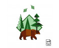Brown bear - Vector graphics Brown bear - Vector graphics